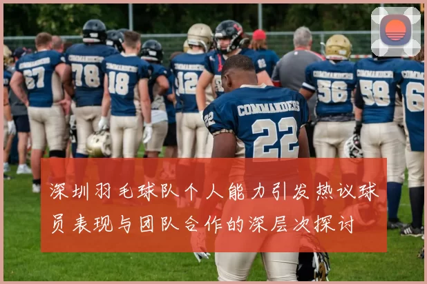 深圳羽毛球队个人能力引发热议球员表现与团队合作的深层次探讨