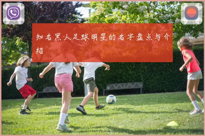 知名黑人足球明星的名字盘点与介绍